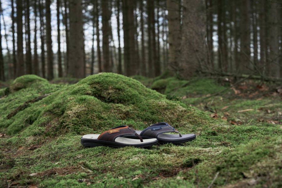 Travelin ' Fiksdal Heren Teenslipper Outdoor- Sport- en Wandelsandalen met Profielzool Grijs - Foto 2