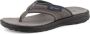 Travelin ' Fiksdal Heren Teenslipper Outdoor- Sport- en Wandelsandalen met Profielzool Grijs - Thumbnail 3