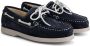 Travelin ' Foss Kids Mocassins zomerschoenen kinderen Donkerblauw suede leer - Thumbnail 4