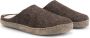 Travelin ' Get Home Dames Slip On sloffen Wollen pantoffels Suede zool Bruin - Thumbnail 7