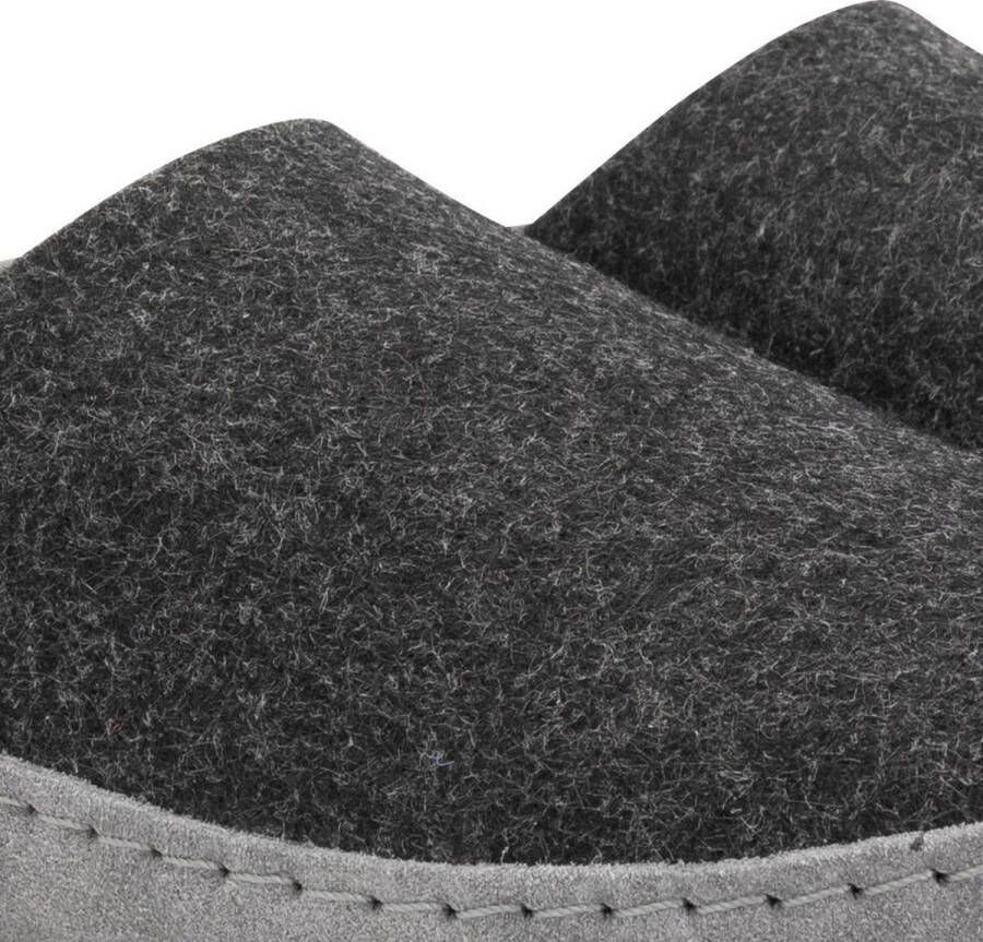 Travelin ' Get-Home Dames Slip-On sloffen Wollen pantoffels Suede zool Grijs - Foto 5