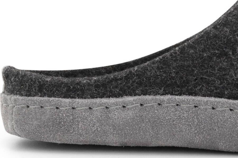Travelin ' Get-Home Dames Slip-On sloffen Wollen pantoffels Suede zool Grijs - Foto 6