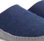 Travelin ' Get Home Dames Sloffen Wollen Pantoffels Instappers met suède zool Navy Blauw - Thumbnail 6