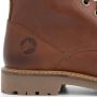 Travelin ' Haugesund Dames Leren Veterschoenen Wol gevoerde boots Cognac leer - Thumbnail 2