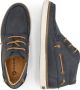 Travelin ' Helford hoge zomerschoenen heren leren Mocassins hoog Veterschoenen mannen Donkerblauw leer - Thumbnail 2