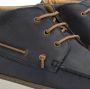 Travelin ' Helford hoge zomerschoenen heren leren Mocassins hoog Veterschoenen mannen Donkerblauw leer - Thumbnail 3