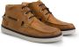 Travelin ' Helford hoge zomerschoenen heren leren Mocassins hoog Veterschoenen mannen Lichtbruin leer - Thumbnail 2