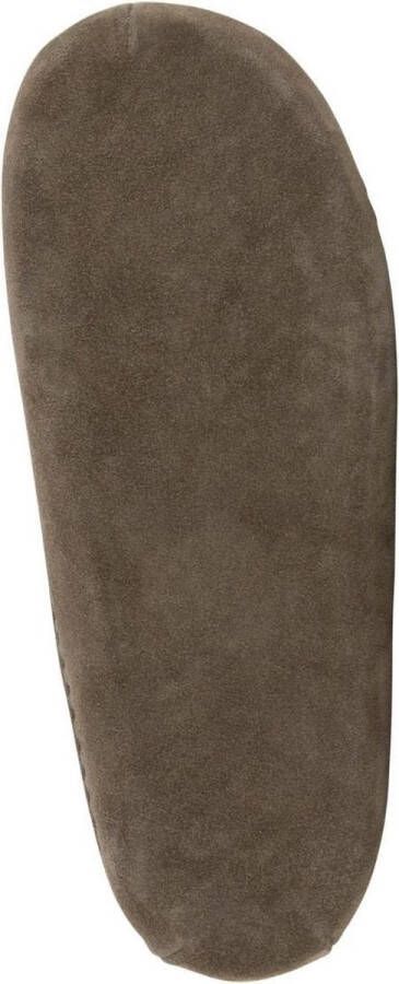 Travelin ' In-Home Dames Sloffen Wollen Pantoffels Suede zool Beige