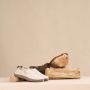 Travelin ' In Home Dames Sloffen Wollen Pantoffels Suede zool Beige - Thumbnail 4