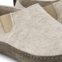 Travelin ' In Home Dames Sloffen Wollen Pantoffels Suede zool Beige - Thumbnail 7