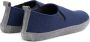 Travelin ' In-Home Heren Sloffen Wollen Pantoffels Instappers met suède zool Marine Blauw - Thumbnail 3