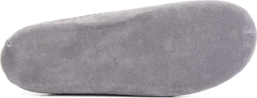 Travelin ' In-Home Heren Sloffen Wollen Pantoffels Instappers met suède zool Marine Blauw