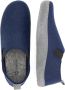 Travelin ' In-Home Heren Sloffen Wollen Pantoffels Instappers met suède zool Marine Blauw - Thumbnail 6