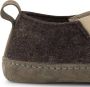 Travelin ' In-Home Heren Sloffen Wollen Pantoffels Suede zool Bruin - Thumbnail 3