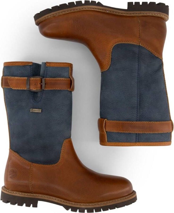 Travelin ' Konstanz Dames Leren outdoorlaarzen Waterdicht en Ademend Laars Blauw leer - Foto 5