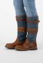 Travelin ' Lindau Dames Leren outdoorlaars Waterdicht en Ademend Laarzen Blauw Leer - Thumbnail 8