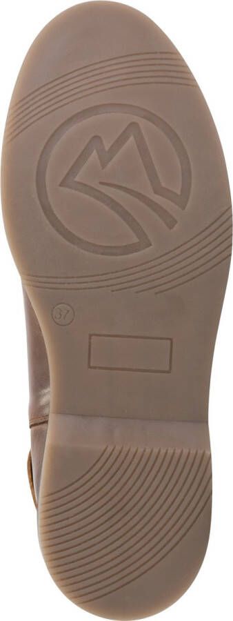 Travelin ' Louargat Dames Leren Enkellaarsjes Boots vrouwen Cognac Bruin Leer