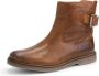 Travelin ' Louargat Dames Leren Enkellaarsjes Boots vrouwen Cognac Bruin Leer - Thumbnail 3