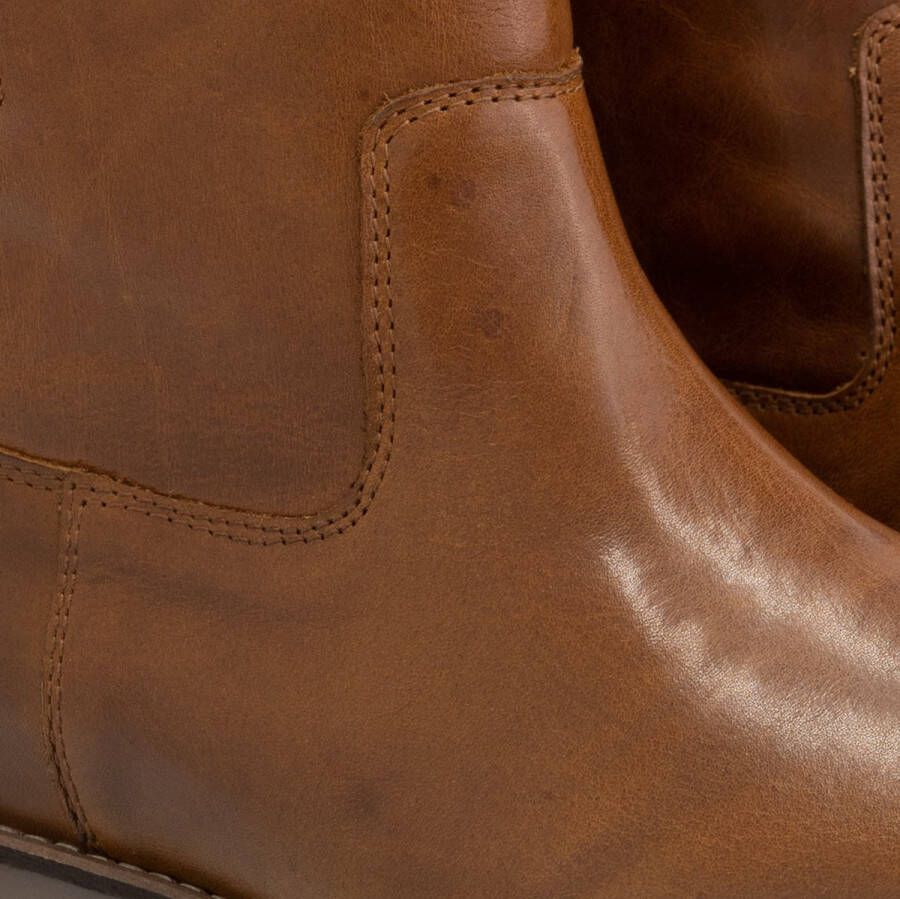 Travelin ' Louargat Dames Leren Enkellaarsjes Boots vrouwen Cognac Bruin Leer - Foto 8