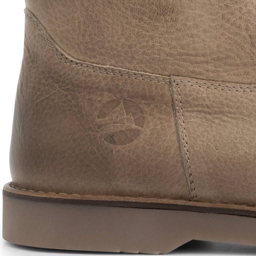 Travelin ' Louargat Dames Leren Enkellaarsjes Boots vrouwen Taupe Leer