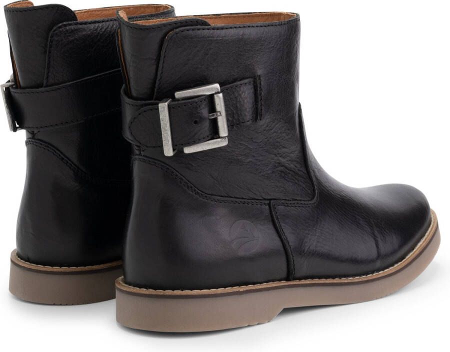 Travelin ' Louargat Dames Leren Enkellaarsjes Boots vrouwen Zwart Leer