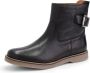 Travelin ' Louargat Dames Leren Enkellaarsjes Boots vrouwen Zwart Leer - Thumbnail 8