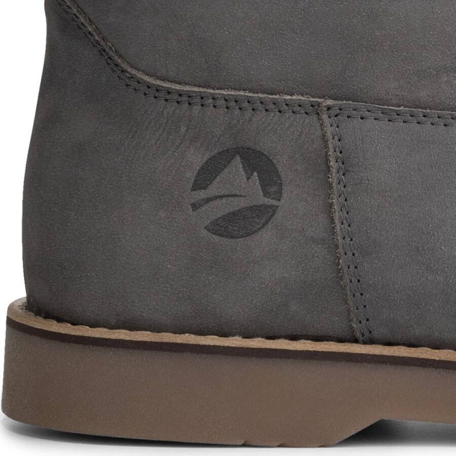 Travelin ' Louargat Nubuck leren Enkellaarjes Dames Grijs leer