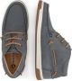 Travelin ' Maenporth hoge zomerschoenen dames leren Mocassins hoog Veterschoenen vrouwen blauw leer - Thumbnail 8