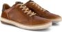 Travelin ' Northampton Casual leren herensneakers Veterschoen Cognac Bruin leer - Thumbnail 2