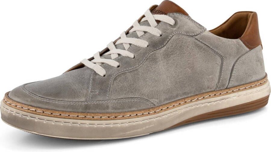 Travelin ' Northampton Casual leren herensneakers Veterschoen Grijs leer - Foto 2