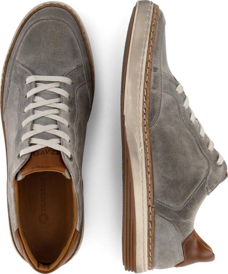 Travelin ' Northampton Casual leren herensneakers Veterschoen Grijs leer - Foto 9