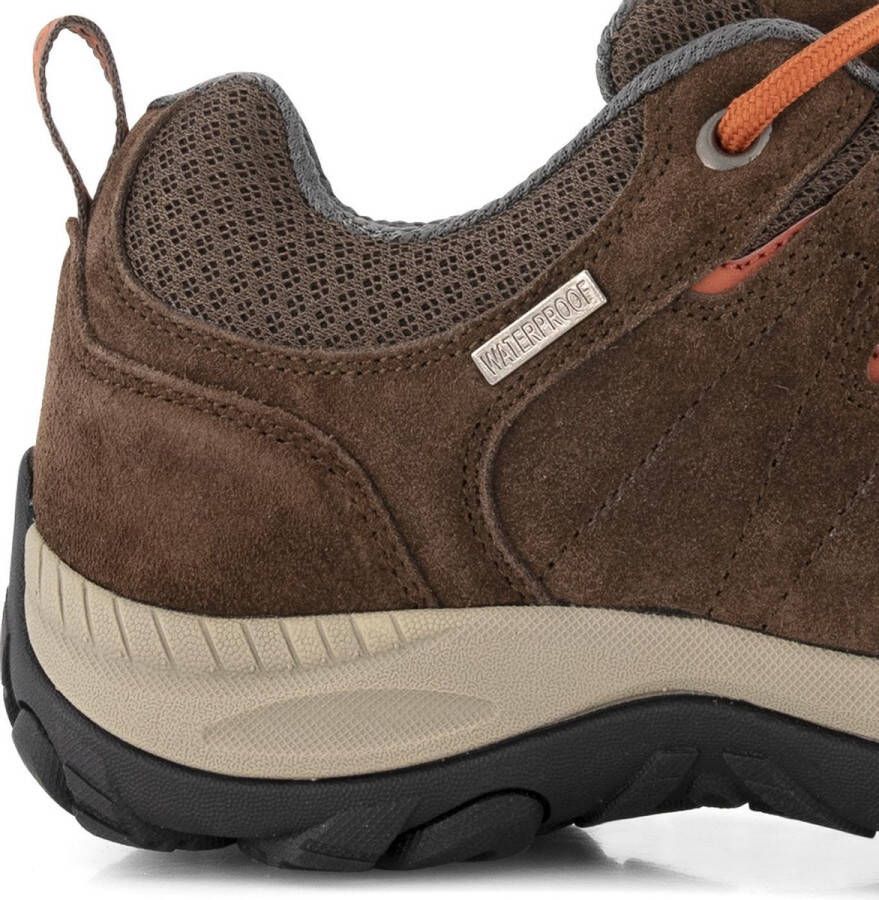 Travelin ' Nyborg Dames wandelschoenen Waterdicht en ademend Bruin Leer
