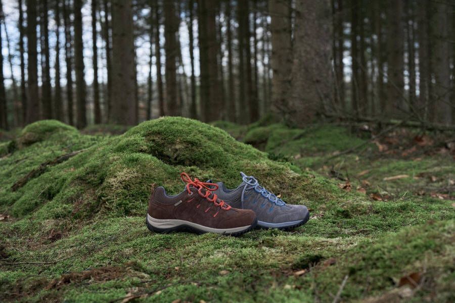 Travelin ' Nyborg Dames wandelschoenen Waterdicht en ademend Grijs Leer