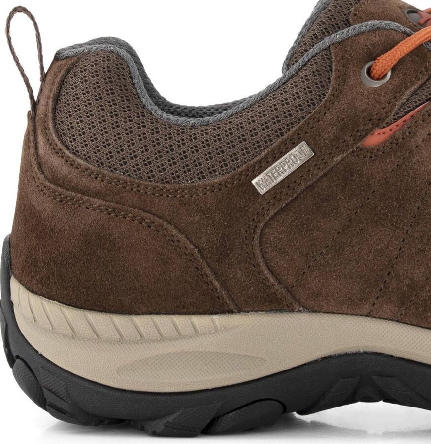 Travelin ' Nyborg Heren wandelschoenen Waterdicht en ademend Bruin Leer
