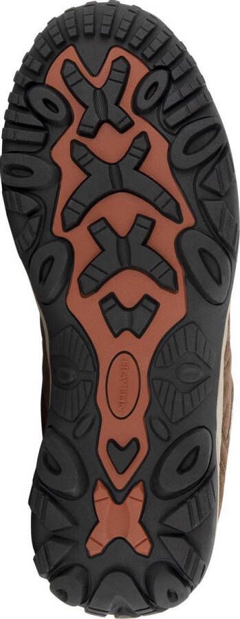 Travelin ' Nyborg Heren wandelschoenen Waterdicht en ademend Bruin Leer