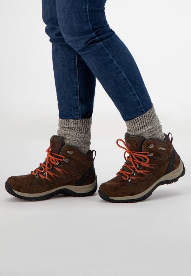 Travelin ' Nyborg Hoge Dames wandelschoenen Waterdicht en ademend Bruin Leer - Foto 11