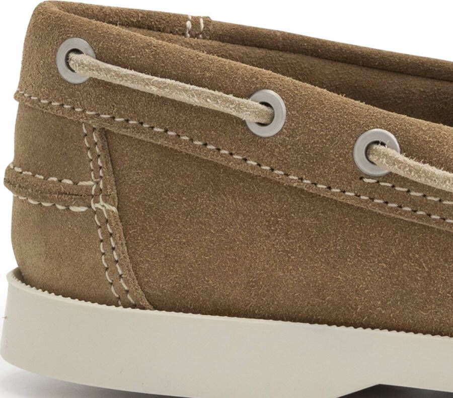 Travelin ' Penzance Damesschoenen mocassins Suede Leer instappers vrouwen Lichtbruin leer - Foto 5