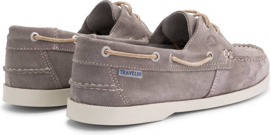 Travelin ' Penzance Herenschoenen mocassins Suede Leer instappers mannen Grijs leer - Foto 5