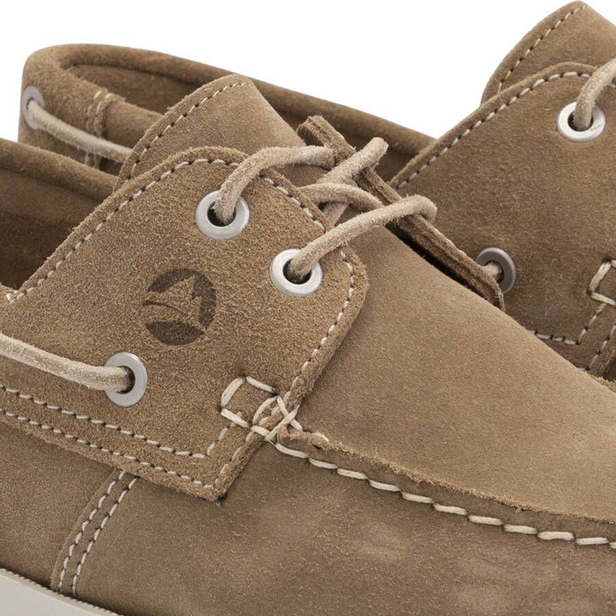 Travelin ' Penzance Herenschoenen mocassins Suede Leer instappers mannen Lichtbruin leer