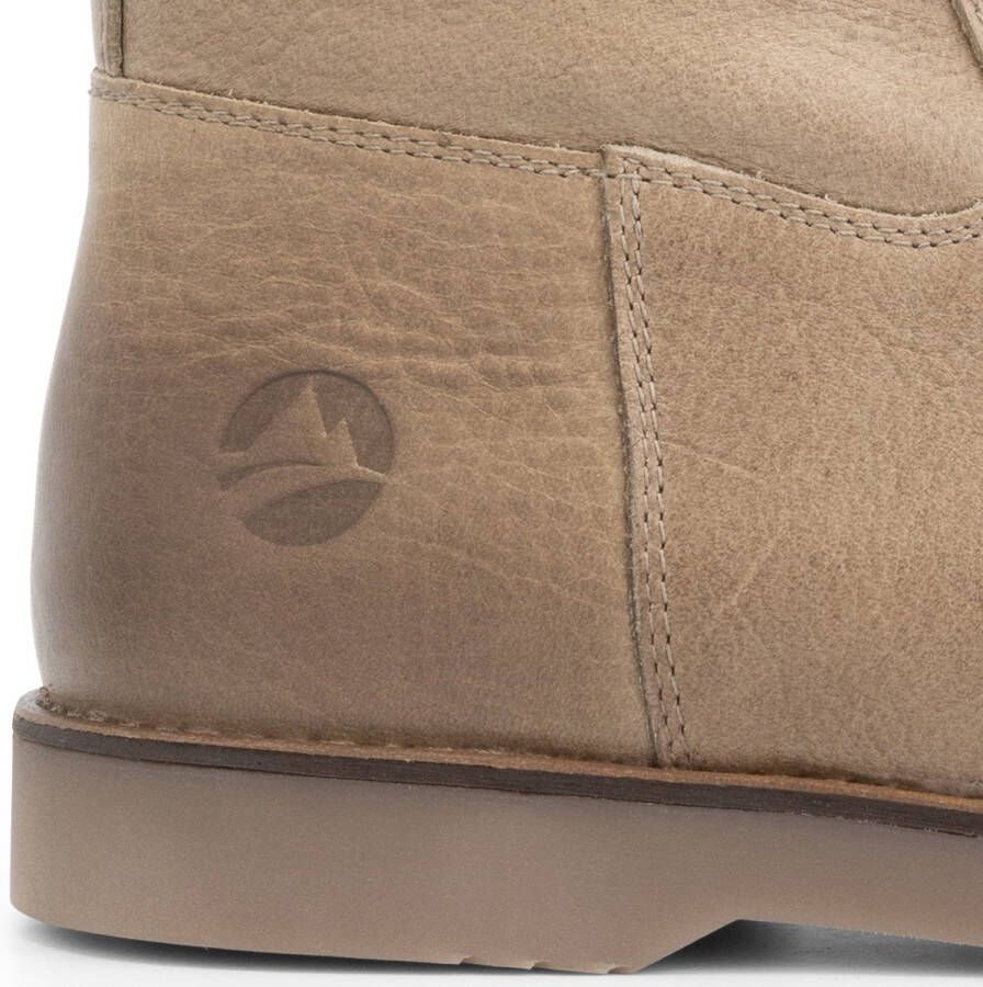 Travelin ' Pleubian Dames Leren Enkellaarzen Nette schoenen vrouwen Taupe Leer