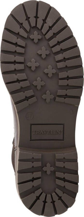 Travelin ' Rosseland Dames Leren Chelseaboots Wol gevoerd Donkerbruin Leer - Foto 7