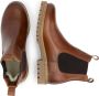 Travelin ' Rosseland Heren Leren Chelseaboots Wol gevoerd Cognac Leer - Thumbnail 5