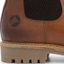 Travelin ' Rosseland Heren Leren Chelseaboots Wol gevoerd Cognac Leer - Thumbnail 9