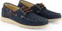 Travelin Seaport Dames Instappers Leren Moccasins met veter Blauw - Thumbnail 2