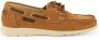 Travelin Seaport Dames Instappers Leren Moccasins met veter Cognac - Thumbnail 5