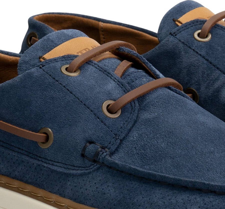 Travelin ' Shipton Suede leren herenschoenen Blauw leer