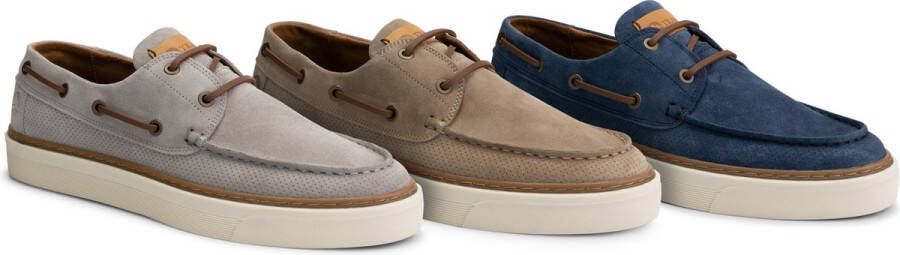 Travelin ' Shipton Suede leren herenschoenen Blauw leer