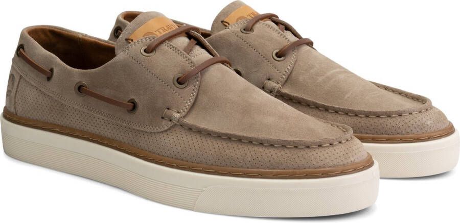 Travelin ' Shipton Suede leren herenschoenen Zand beige leer