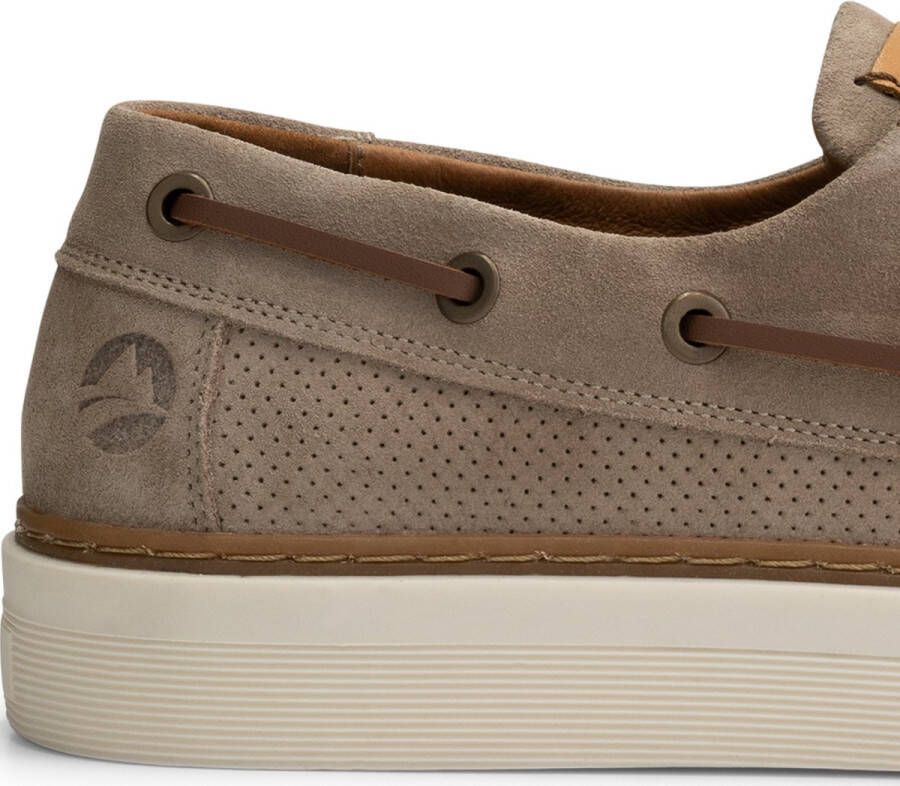 Travelin ' Shipton Suede leren herenschoenen Zand beige leer