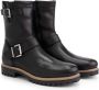 Travelin ' Silkeborg Leren Heren laarzen Wol gevoerde biker boots Zwart Leer - Thumbnail 6